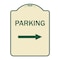 Signmission Parking Right Arrow Heavy-Gauge Aluminum Architectural Sign, 24" x 18", TG-1824-23364 A-DES-TG-1824-23364 - alternate 1